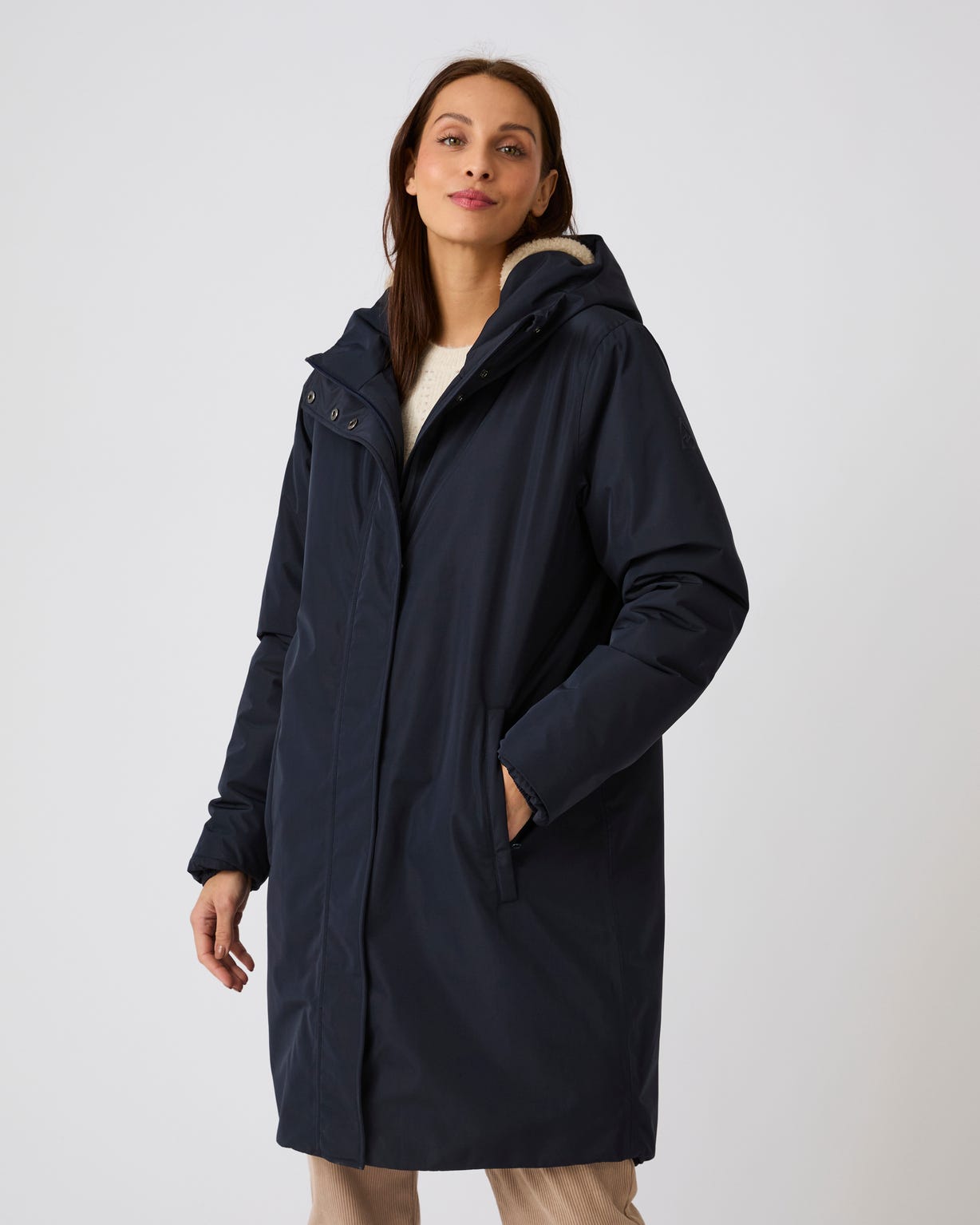 Parka Thermolactyl RainProtect by Damart, doublée maille sherpa