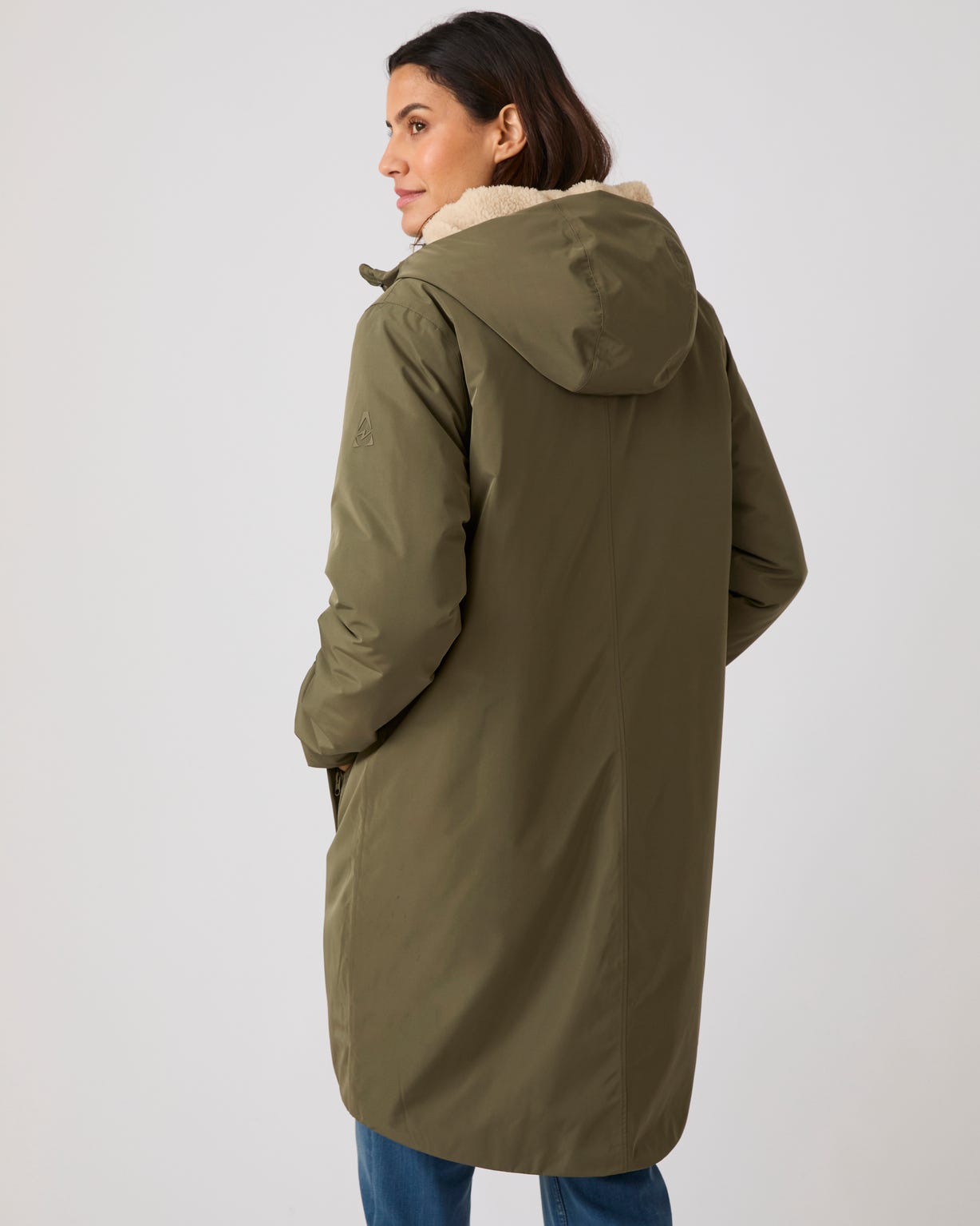 Parka Thermolactyl RainProtect by Damart, doublée maille sherpa