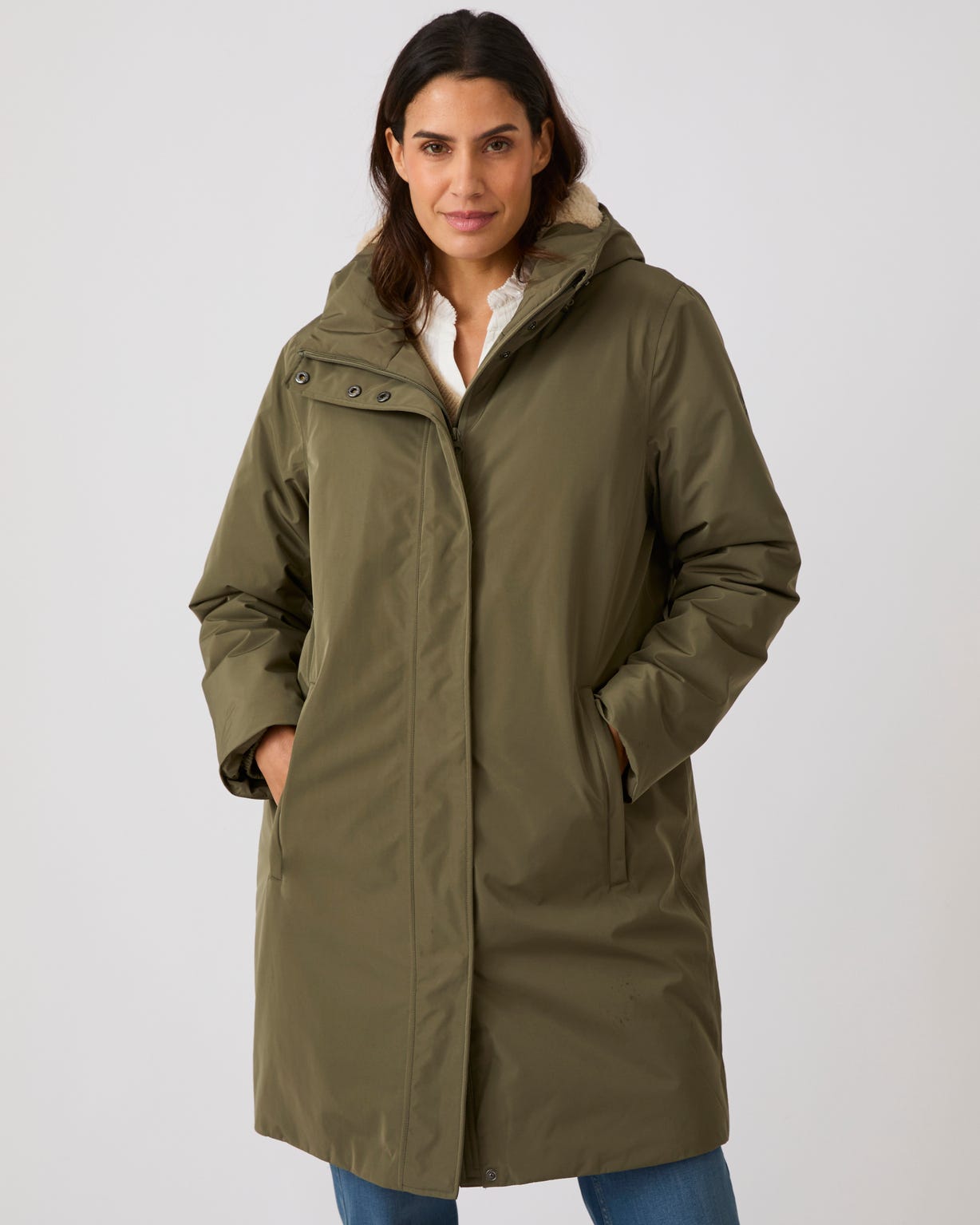 Parka Thermolactyl RainProtect by Damart, doublée maille sherpa