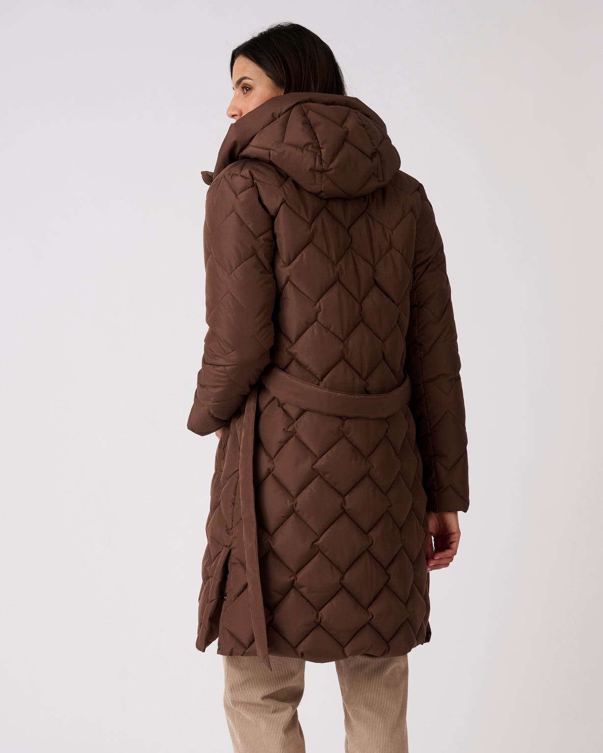 Parka longue ceinturée Thermolactyl