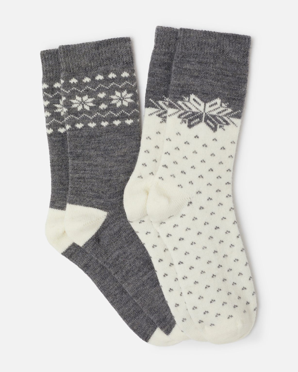 Lot de 2 paires de chaussettes Thermolactyl maille laineuse 