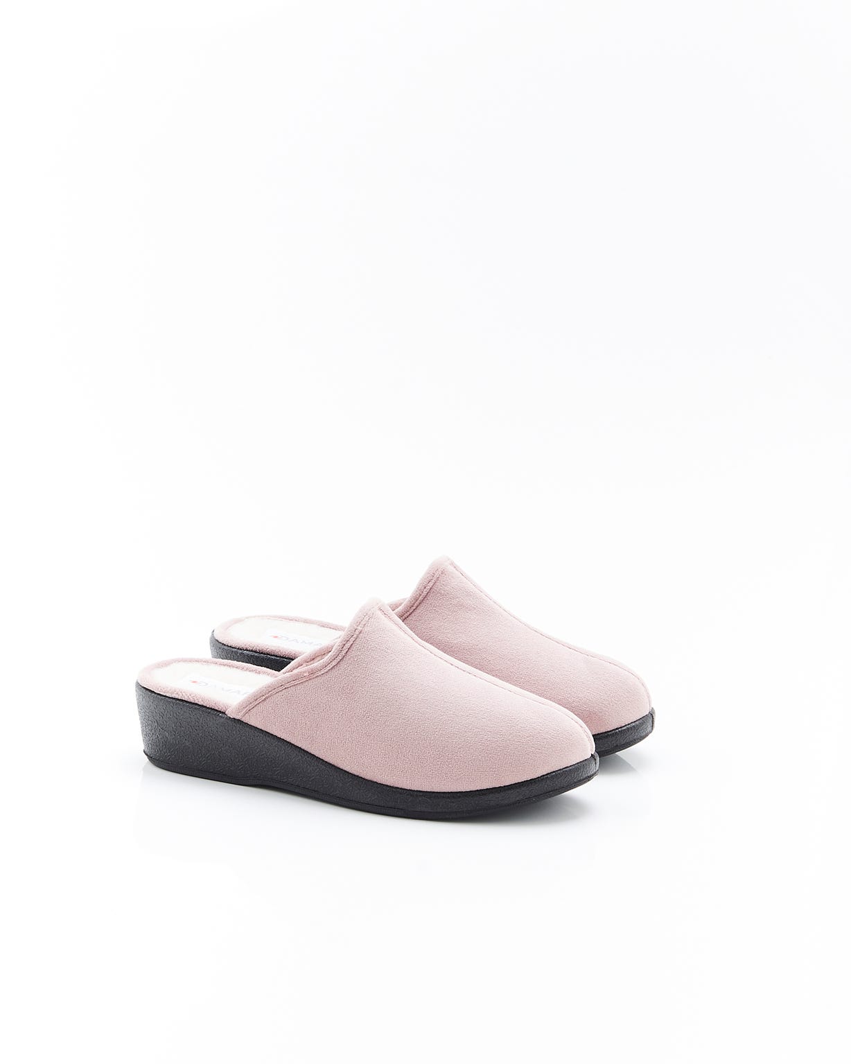 Mules compensées Thermolactyl en velours