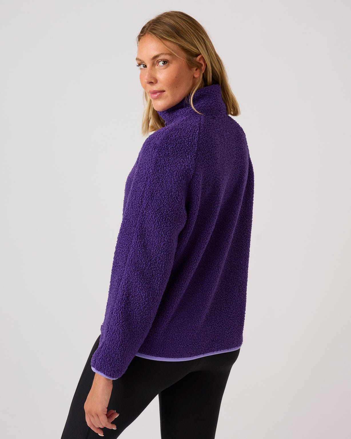 Veste Thermolacyl en maille sherpa femme