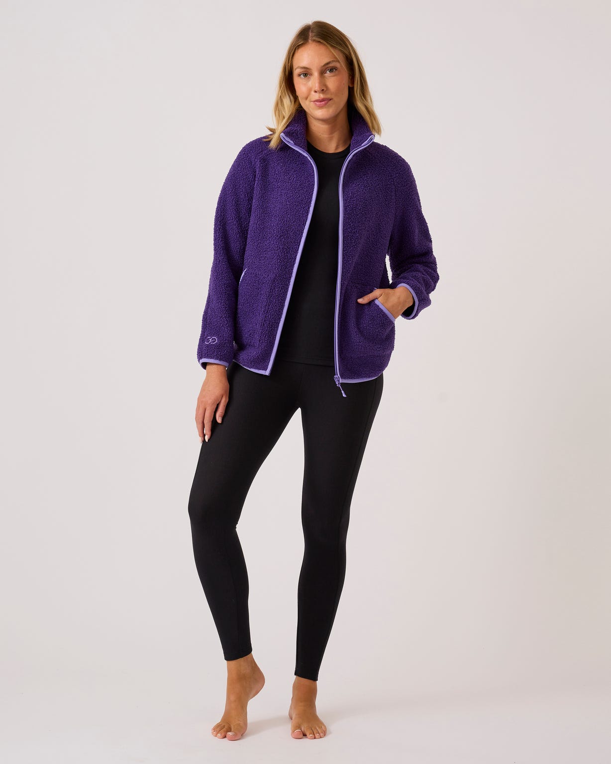 Veste Thermolacyl en maille sherpa femme