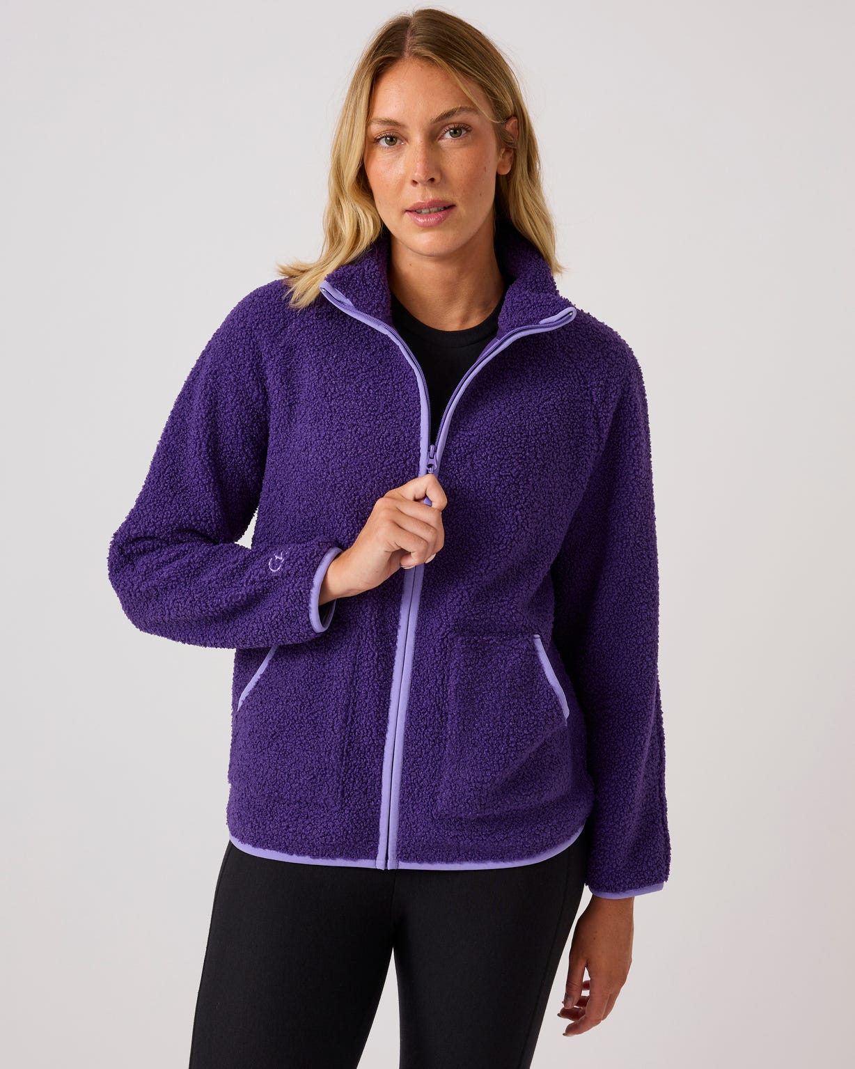 Veste Thermolacyl en maille sherpa femme