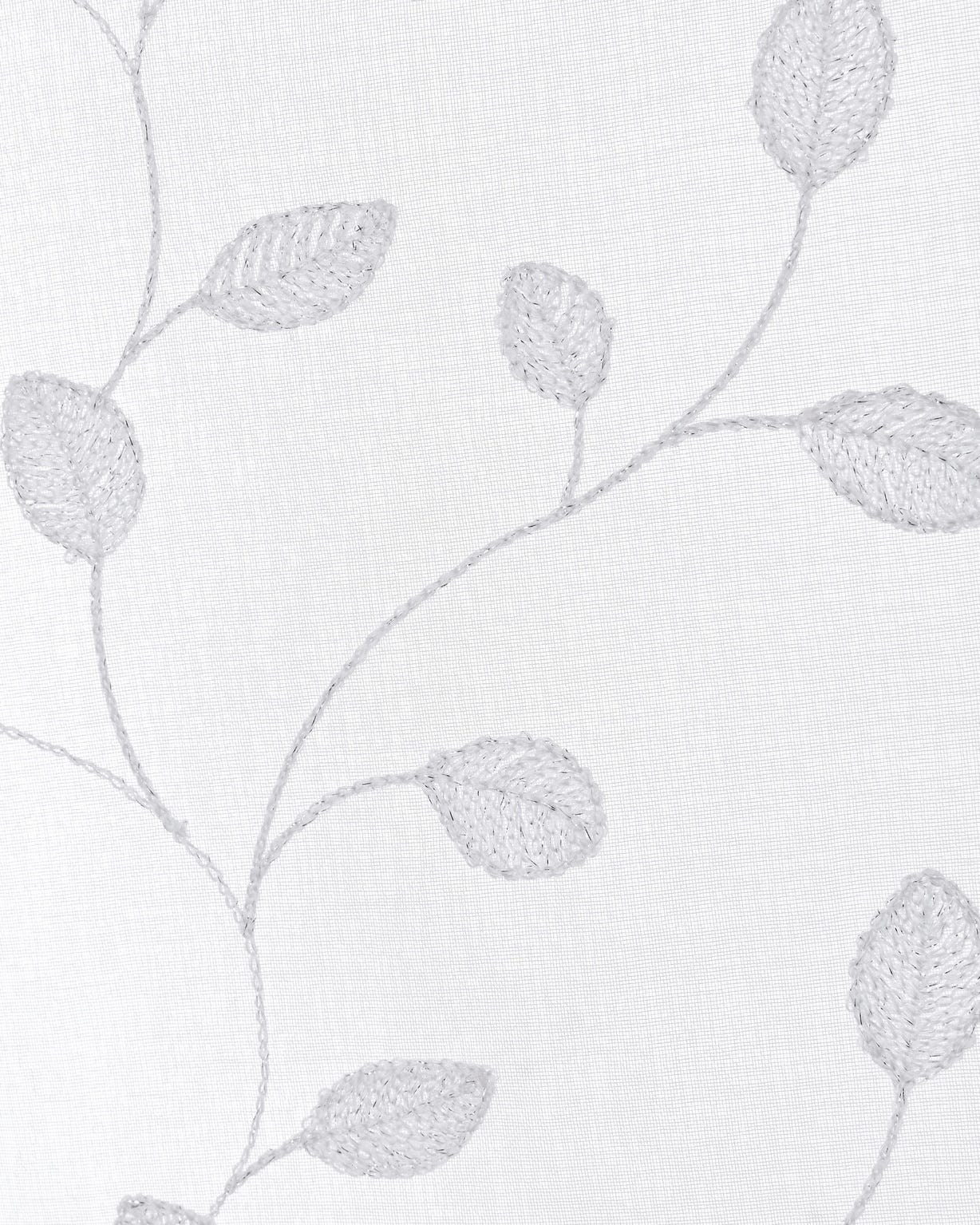 Paire de vitrages Etamine brodée