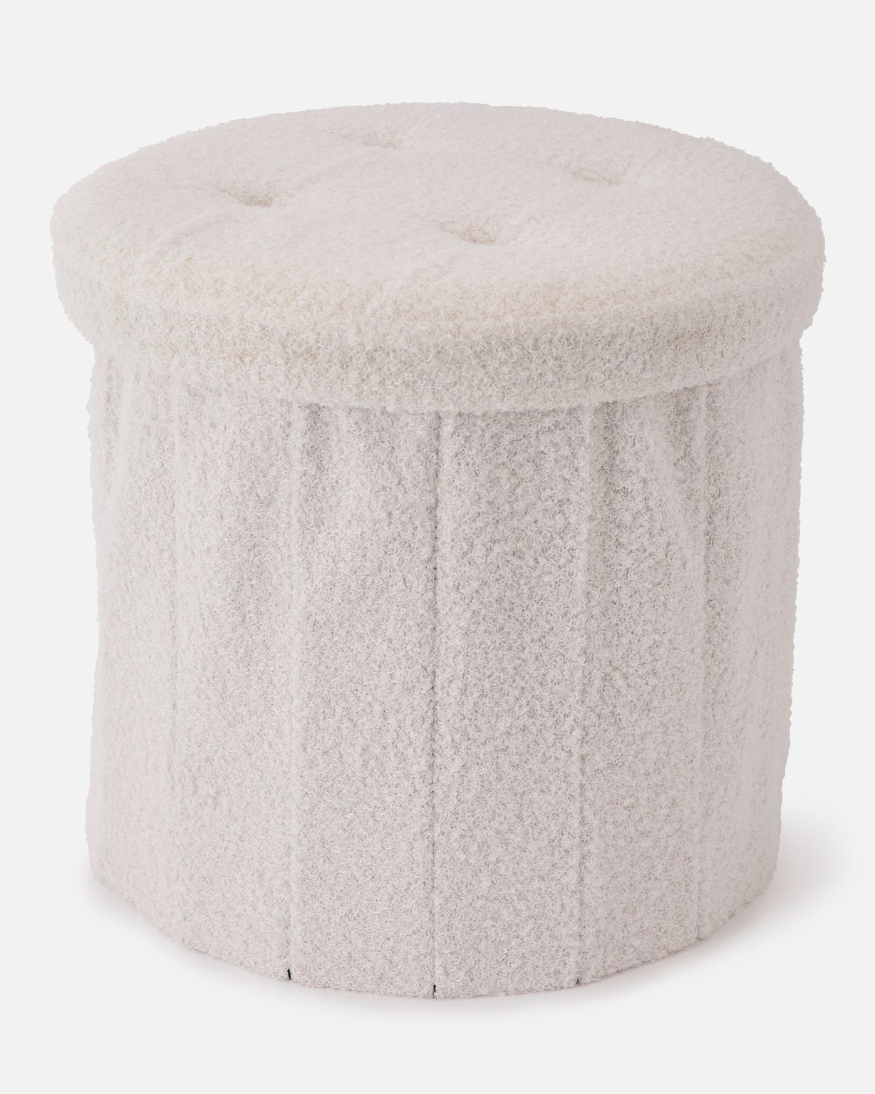 Coffre de rangement en maille moutonnée