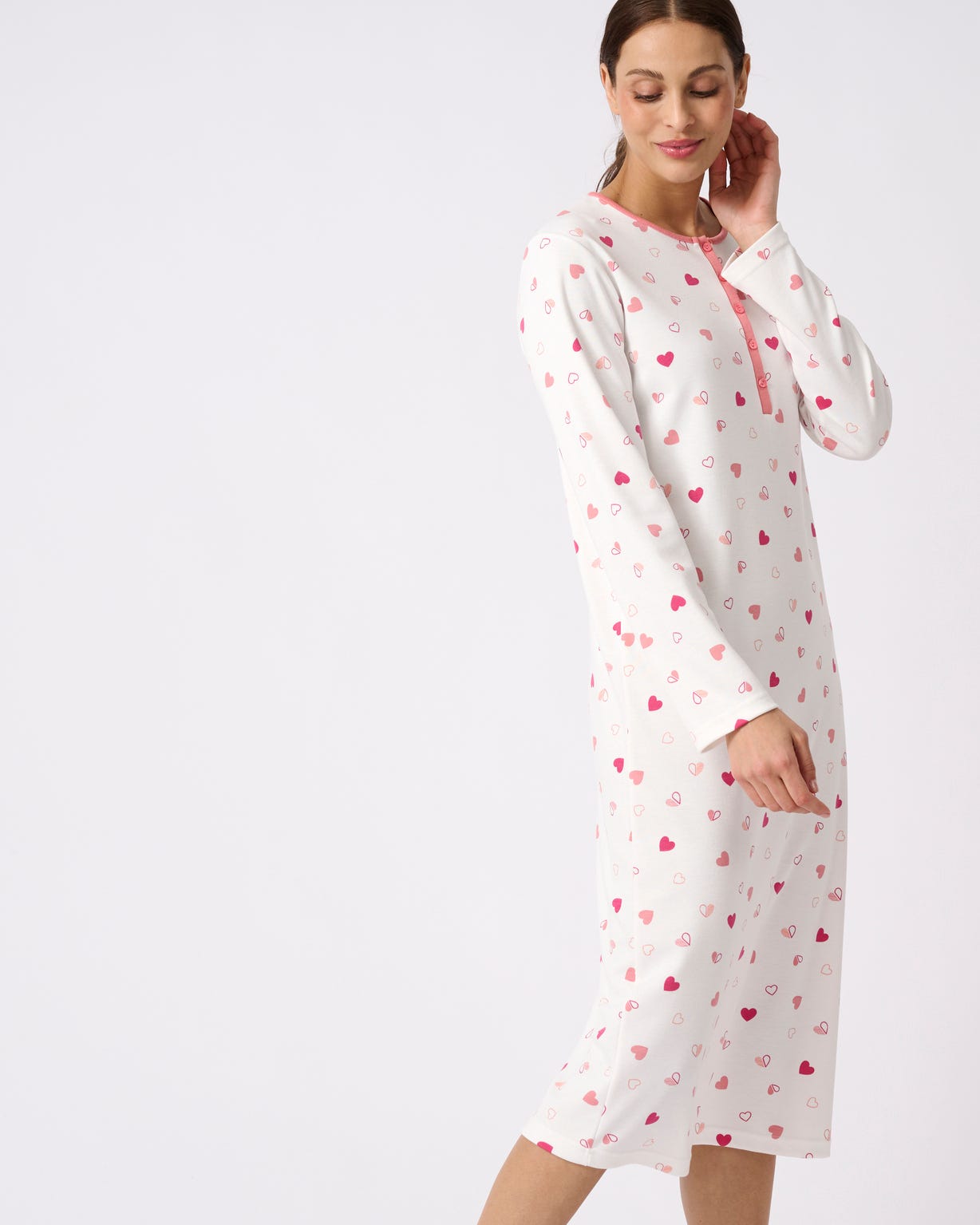 Chemise de nuit Thermolactyl en maille interlock