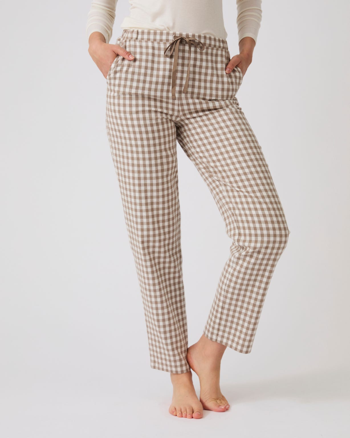 Pantalon de pyjama en flanelle grattée