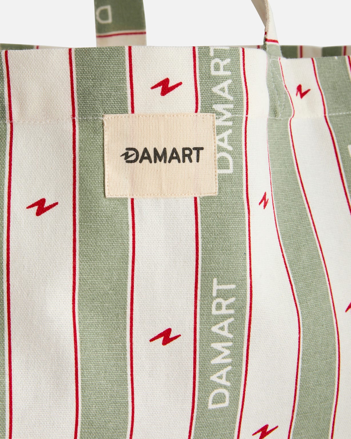 Tote bag rayé Damart