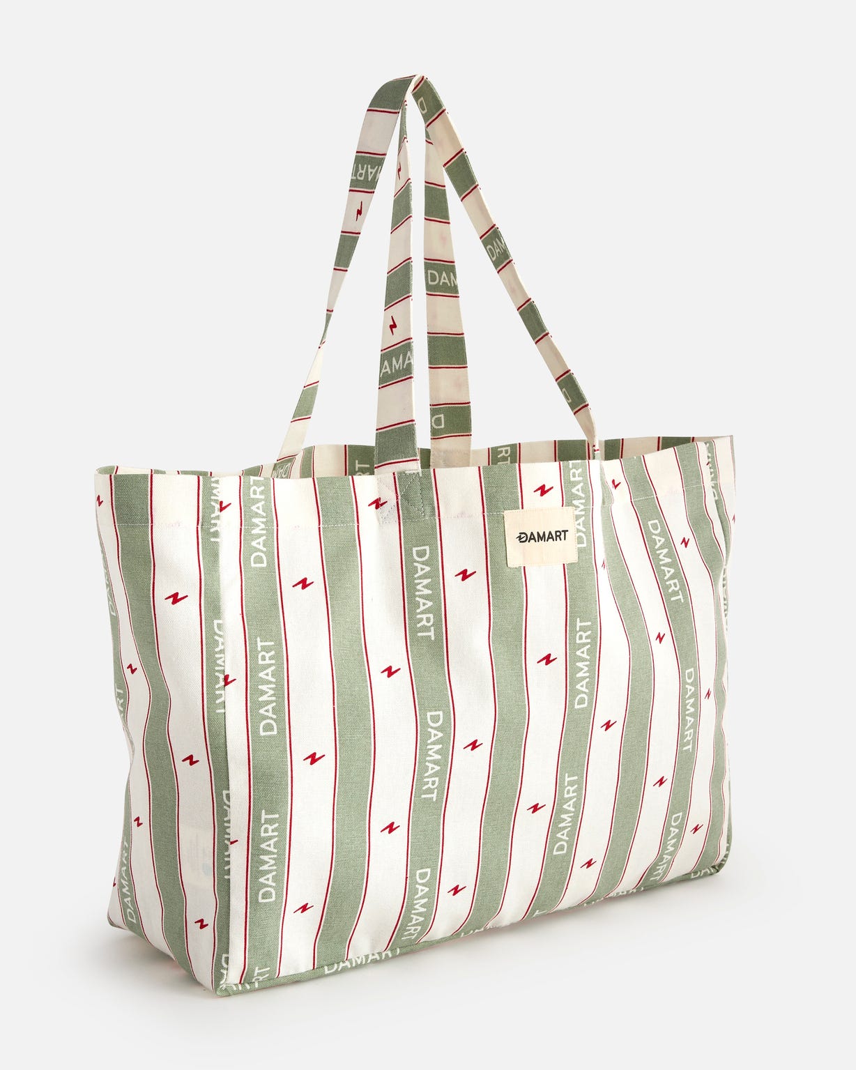 Tote bag rayé Damart