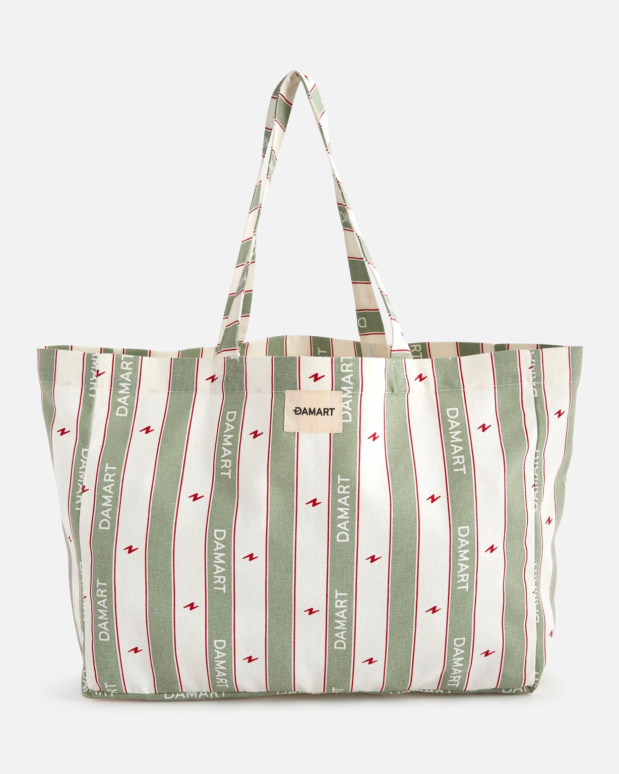 Tote bag rayé Damart