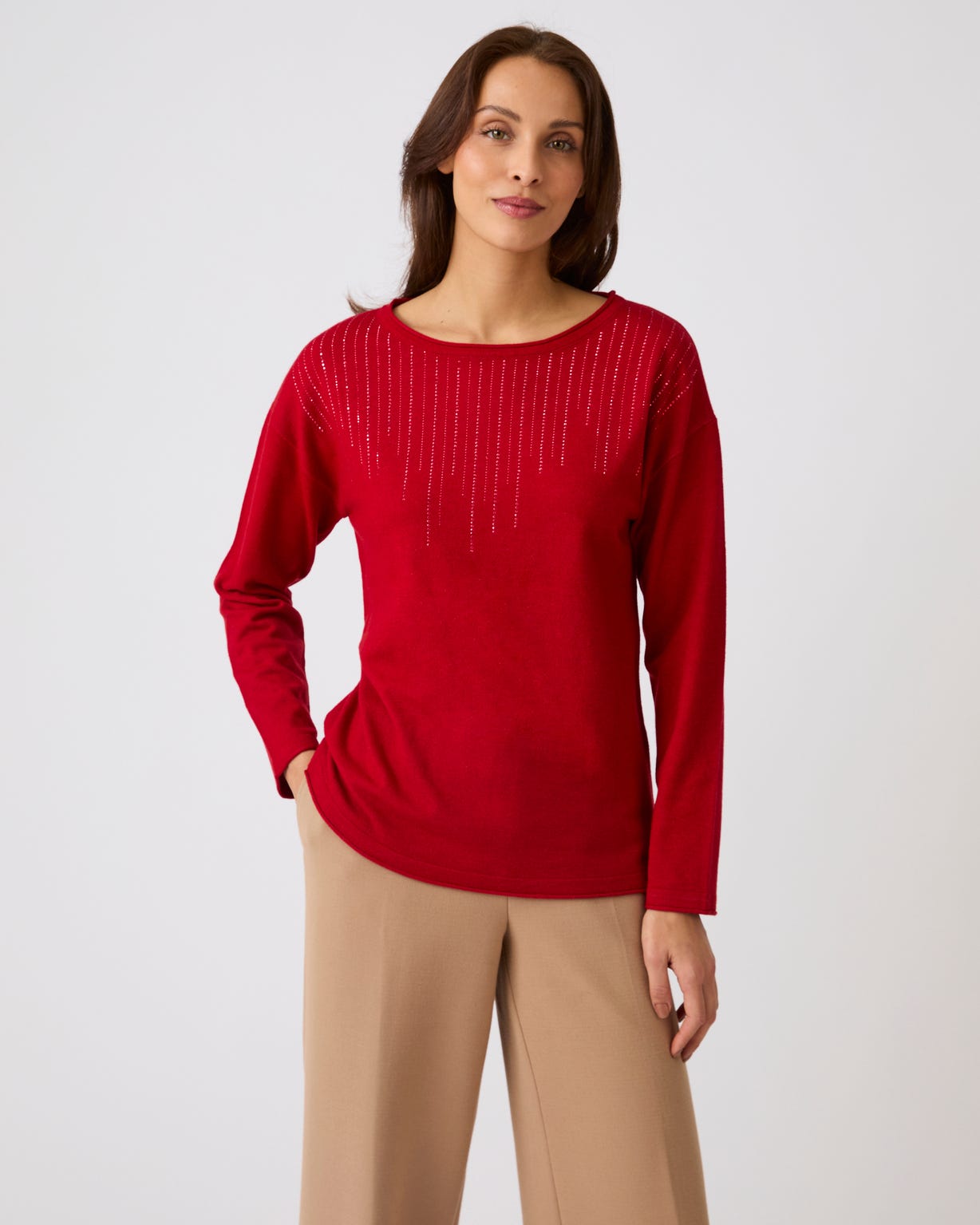 Pull à strass