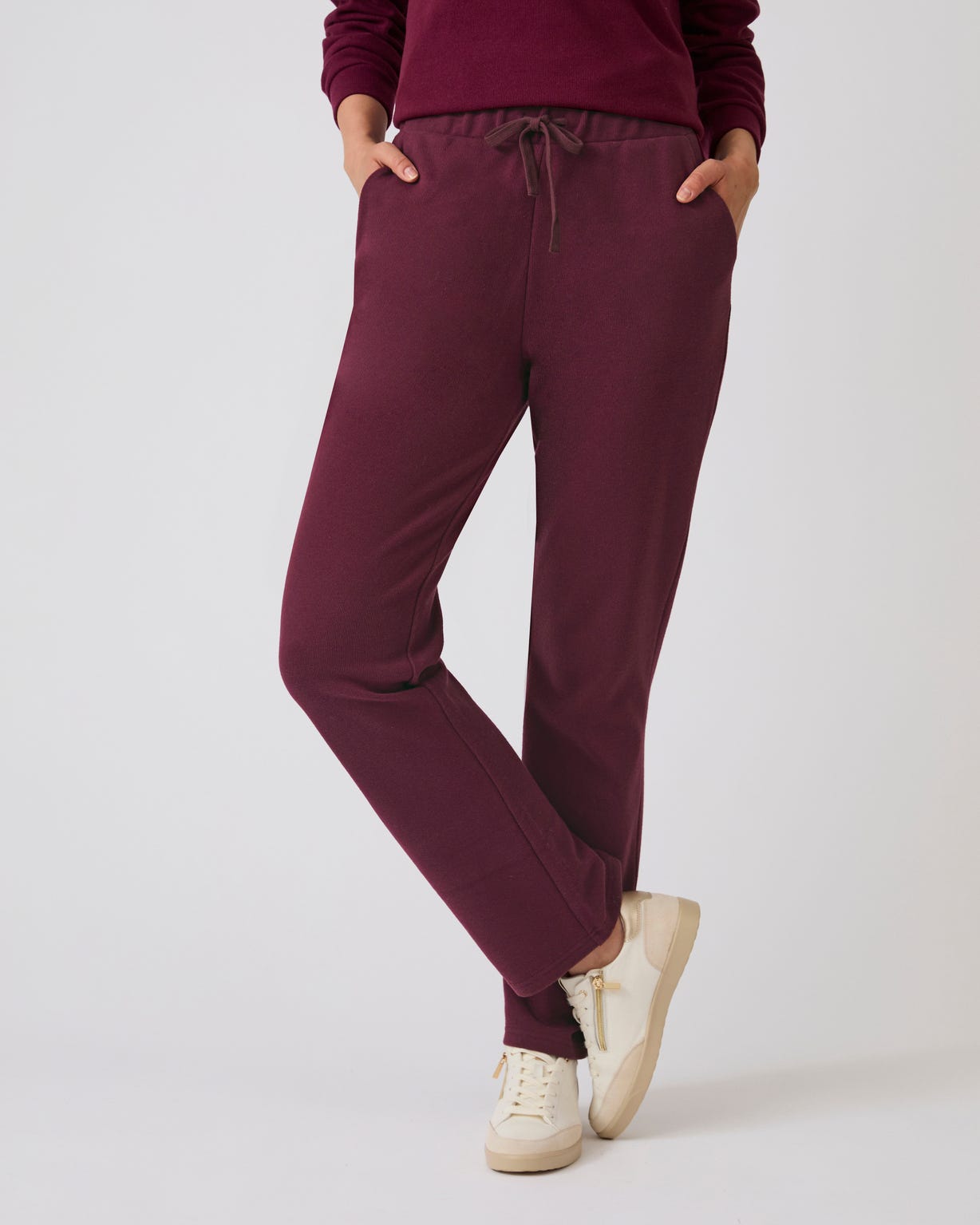 Pantalon de détente enfilable côtelé