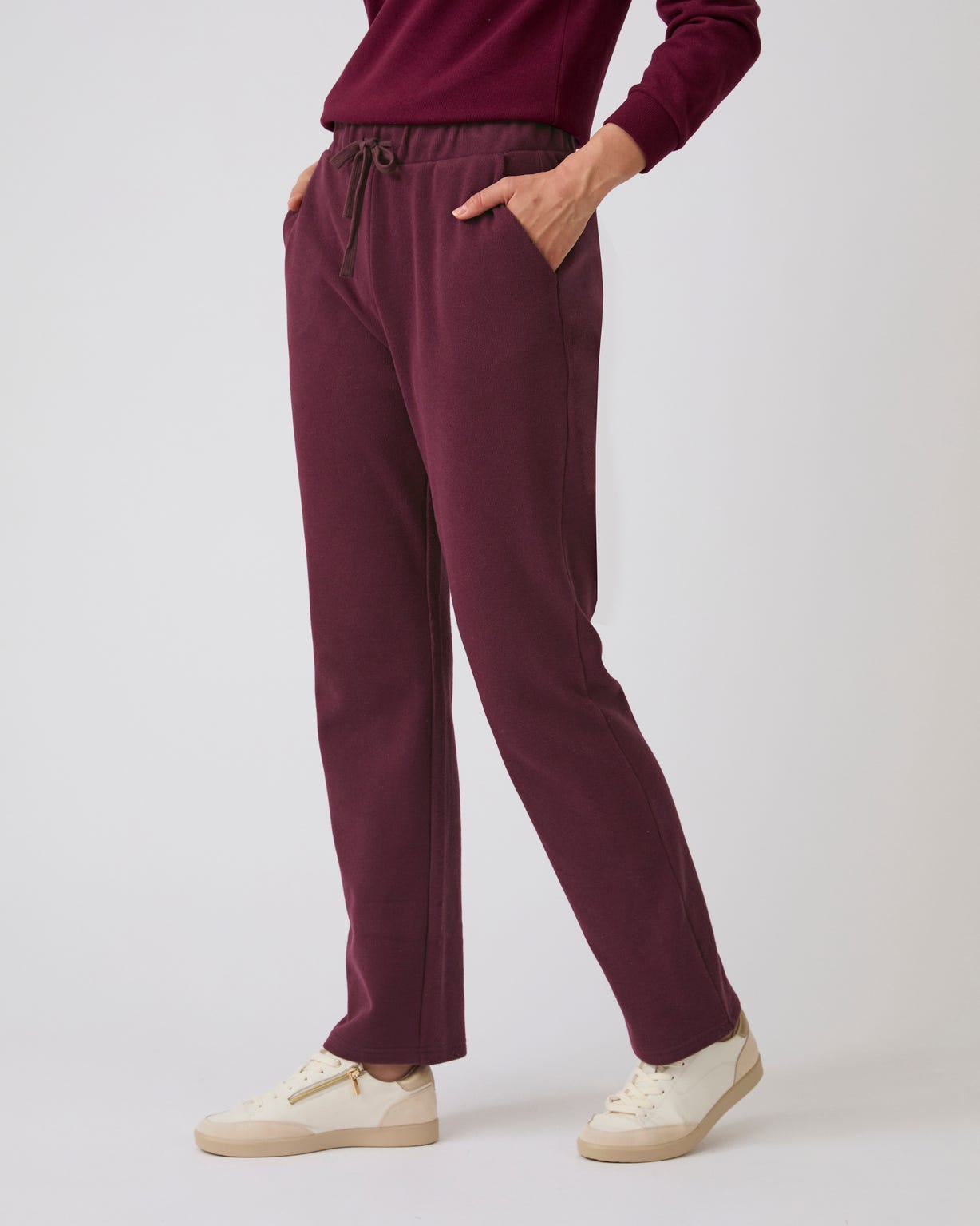 Pantalon de détente enfilable côtelé