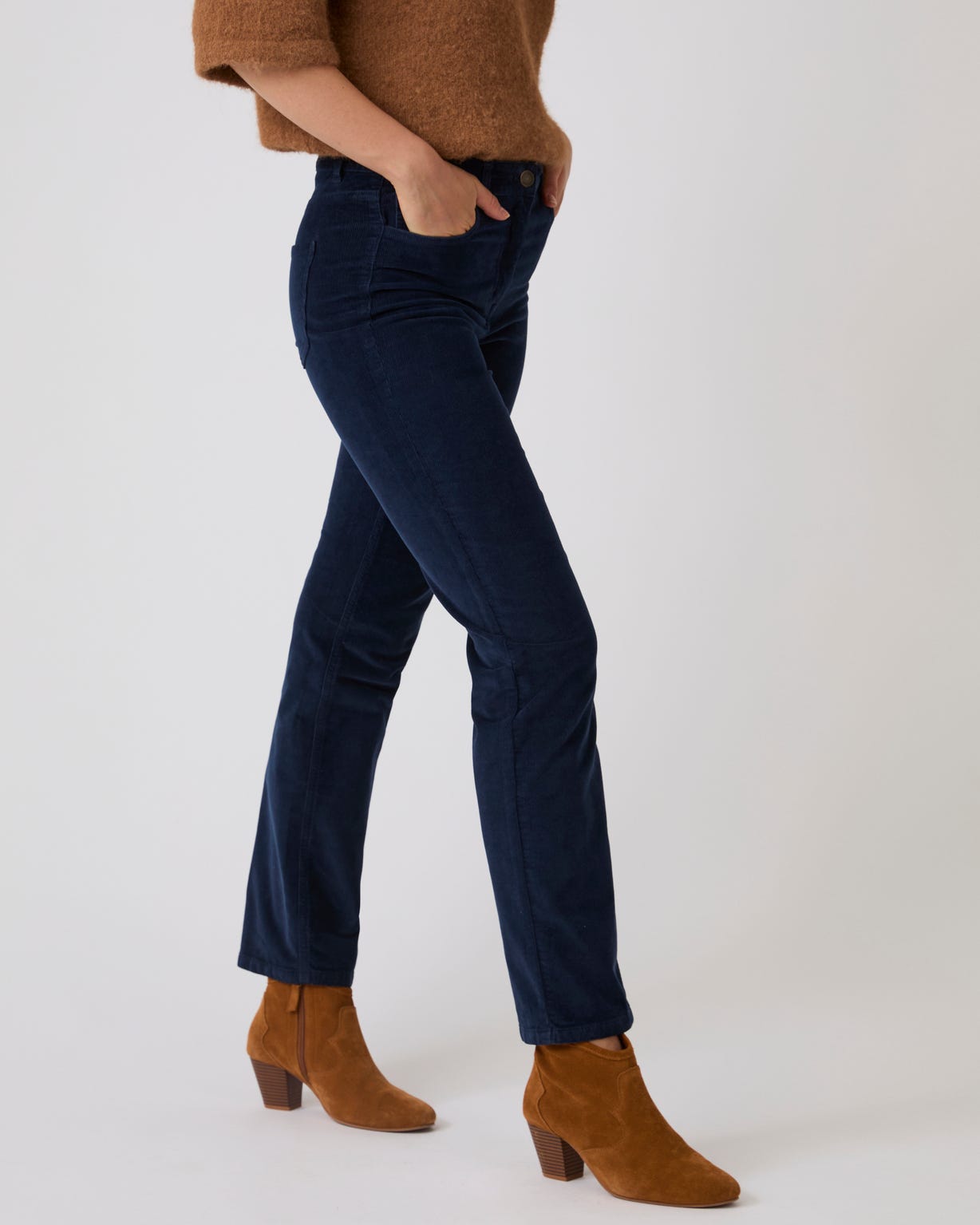 Pantalon droit velours Perfect Fit by Damart