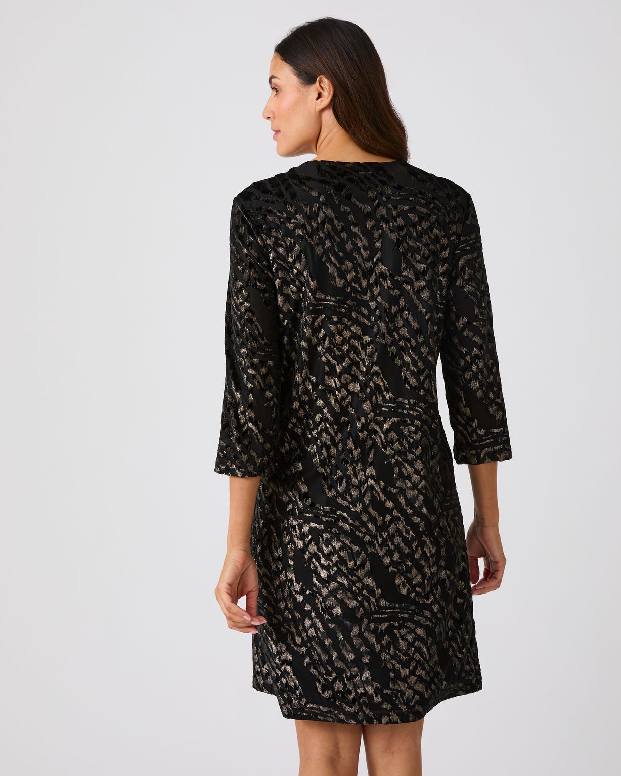 Robe velours dévoré