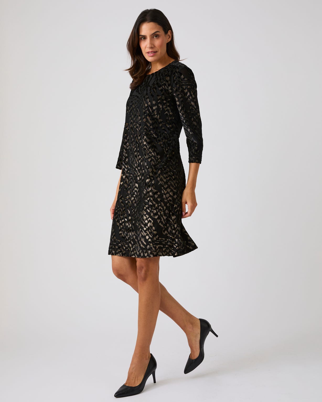 Robe velours dévoré