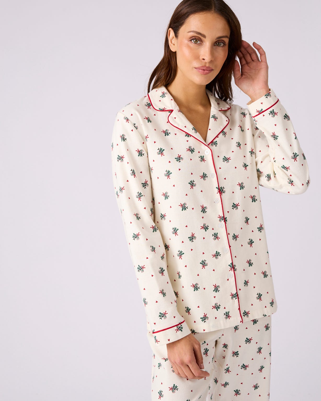Pyjama pur coton en flanelle