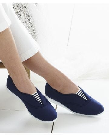 Ballerines en toile