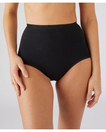 Lot de 3 culottes maxi coton stretch + 1 GRATUITE.