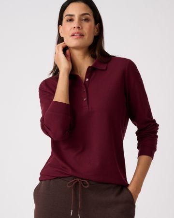 Polo maille piquée