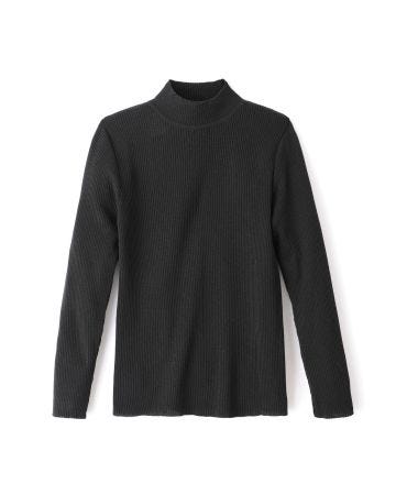 Pull-chaussette col montant 50% laine mérinos