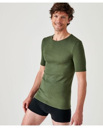 T-shirt Thermolactyl manches courtes maille interlock 