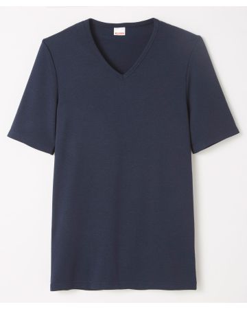 T-shirt col V manches courtes maille classique Thermolactyl