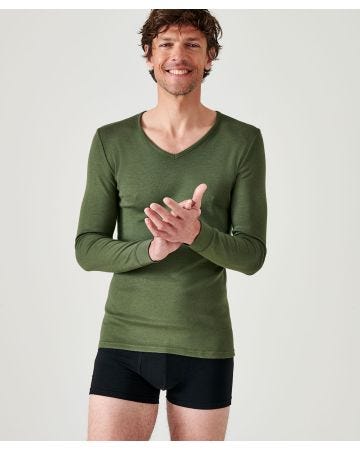 T-shirt Thermolactyl manches longues maille interlock