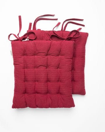 Lot de 2 galettes de chaise