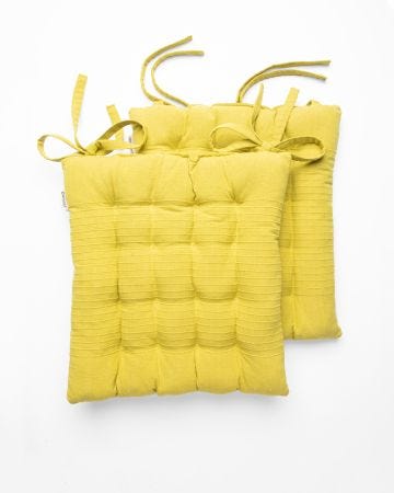 Lot de 2 galettes de chaise