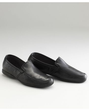 Chaussons dessus cuir
