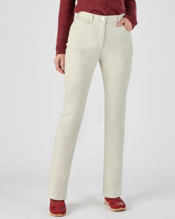 Pantalon stretch en toile, 3 statures.