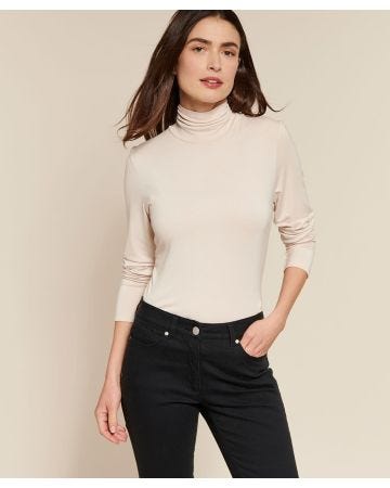 Sous pull maille col roulé