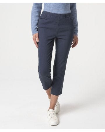 Pantacourt gabardine extensible