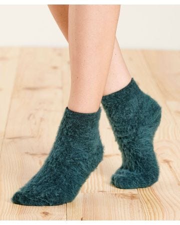 Mi-chaussettes de lit réversibles et mixtes Thermolactyl.