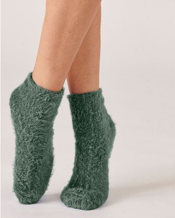 Mi-chaussettes de lit réversibles et mixtes Thermolactyl.