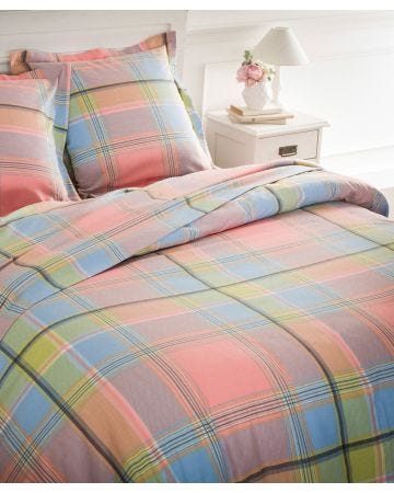 Housse de couette flanelle Madras