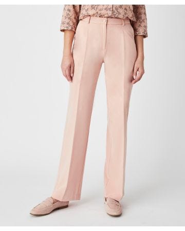 Pantalon ample biais satin