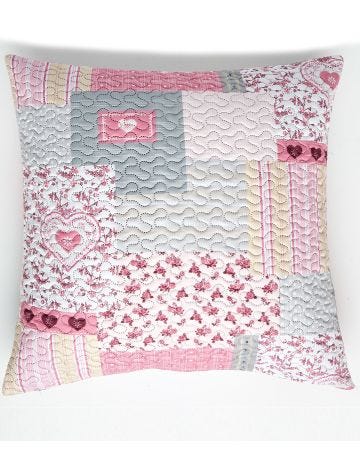 Housse d'oreiller imprimée patchwork