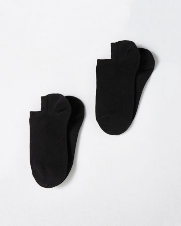 Lot de 2 paires de socquettes mixtes invisibles