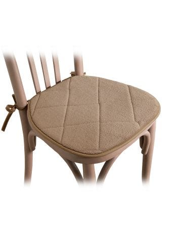 Lot de 2 galettes de chaise en mousse mémoire de forme