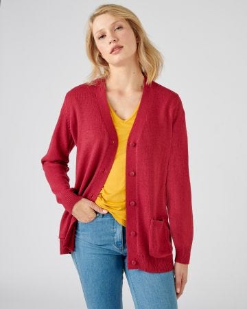 Gilet classique maille jersey