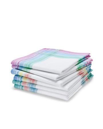 Lot de 12 mouchoirs femme