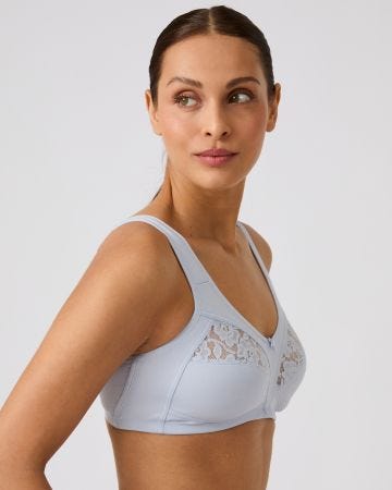 Soutien-gorge sans armatures dentelle, grand maintien
