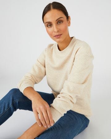 Sweat-shirt molleton douillet