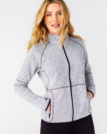 Gilet zippé en molleton