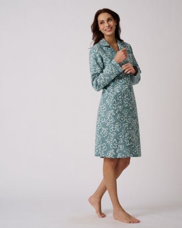 Chemise de nuit flanelle pur coton