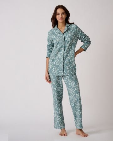 Pyjama flanelle coton imprimé